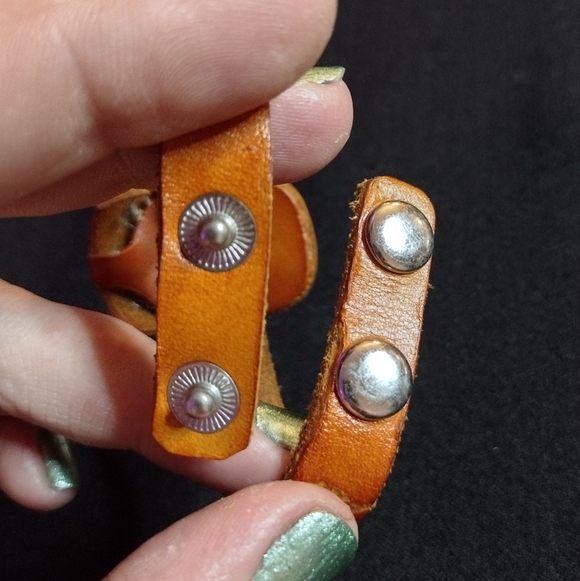 Handcrafted Genuine Leather Owl Bracelet - Picture 7 of 10